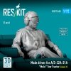 RESKIT RSF72-0085 Male driver for A/S-32A-31A Mule Tow Tractor (scene 1) (1 pcs) (3D Printed) (1/72)